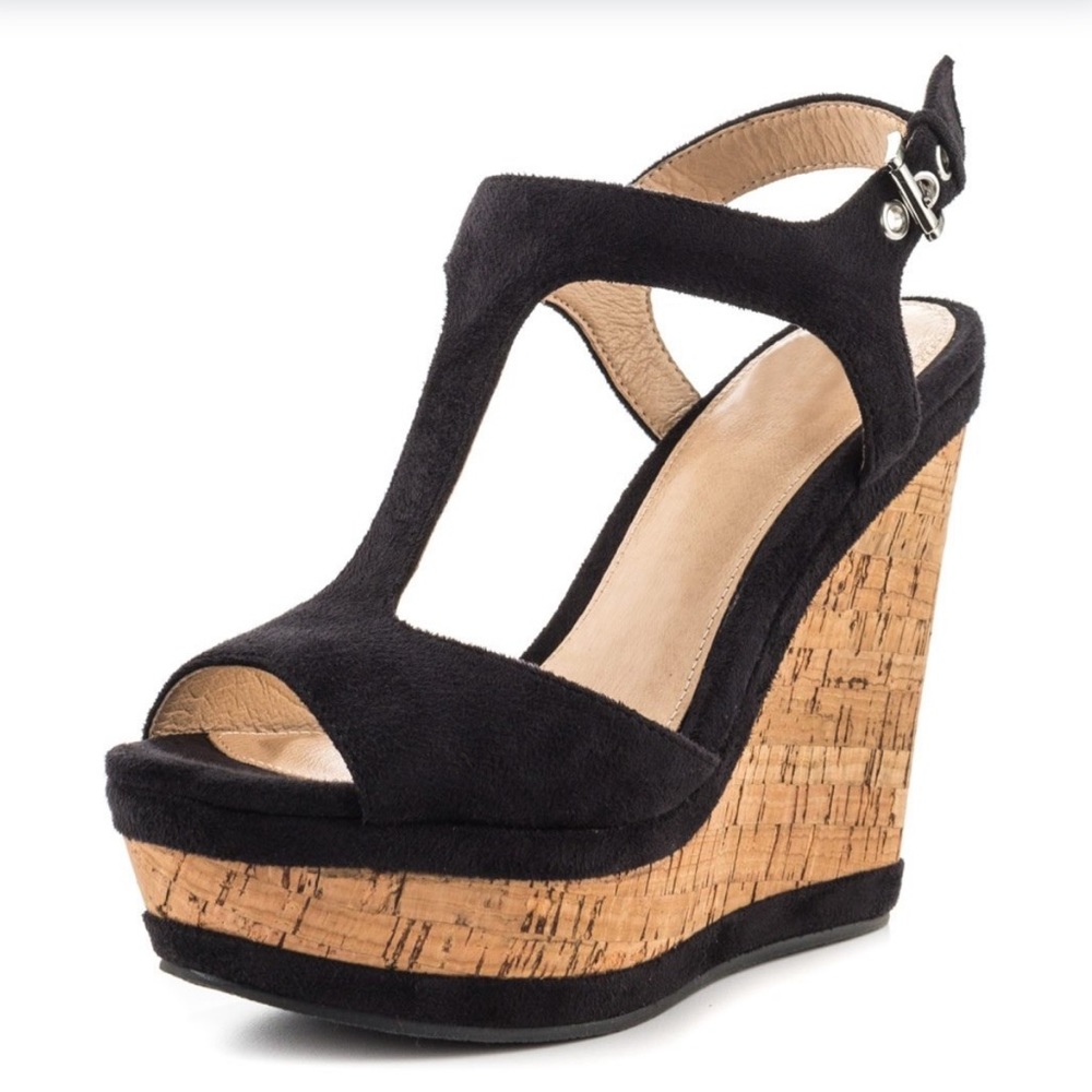 MERUMOTE | Wedge Sandals High Platform. Sz. 7
